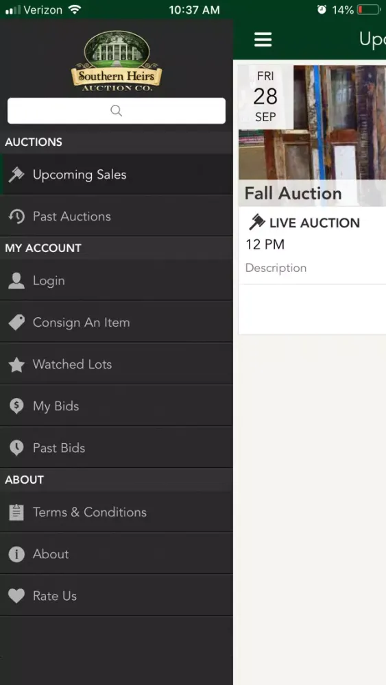 Southern Heirs Auction سکرین شاٹس