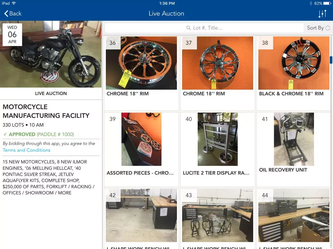 Stampler Auctions iPad  Screenshots