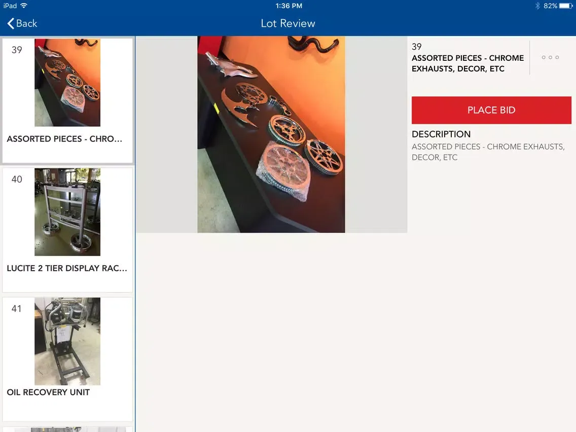 Stampler Auctions iPad  Screenshots