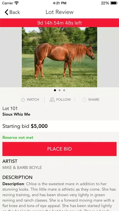 Capturas de tela do Tactical Equine Sales, LLC