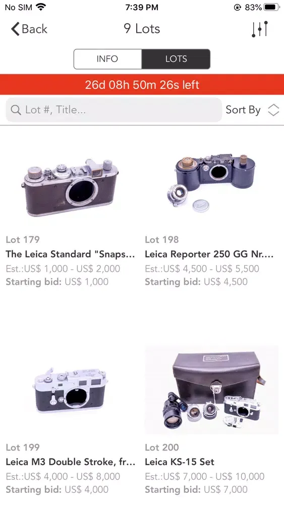 Tamarkin Auctions, Inc Screenshots