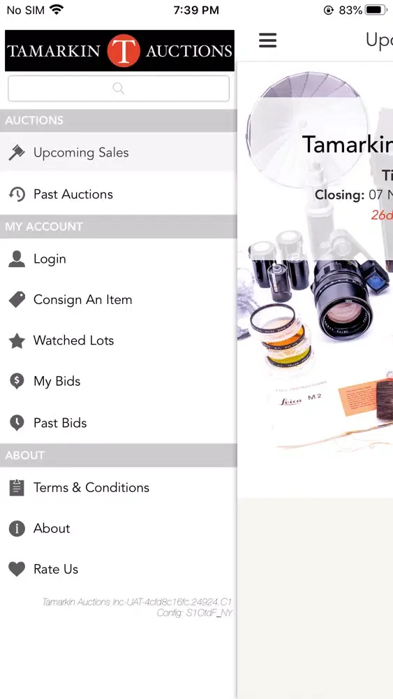 Tamarkin Auctions, Inc Screenshots
