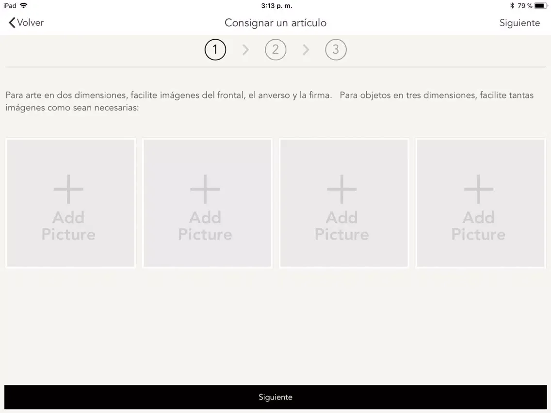 تصاویر Tessera Subastas Auctions iPad 