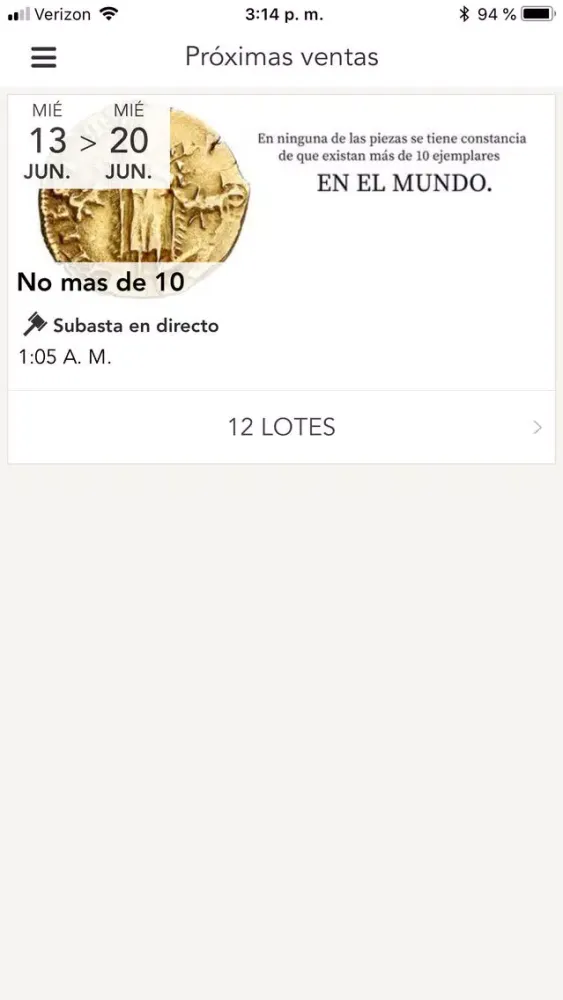تصاویر Tessera Subastas Auctions