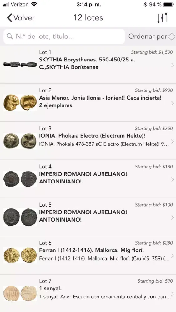 تصاویر Tessera Subastas Auctions