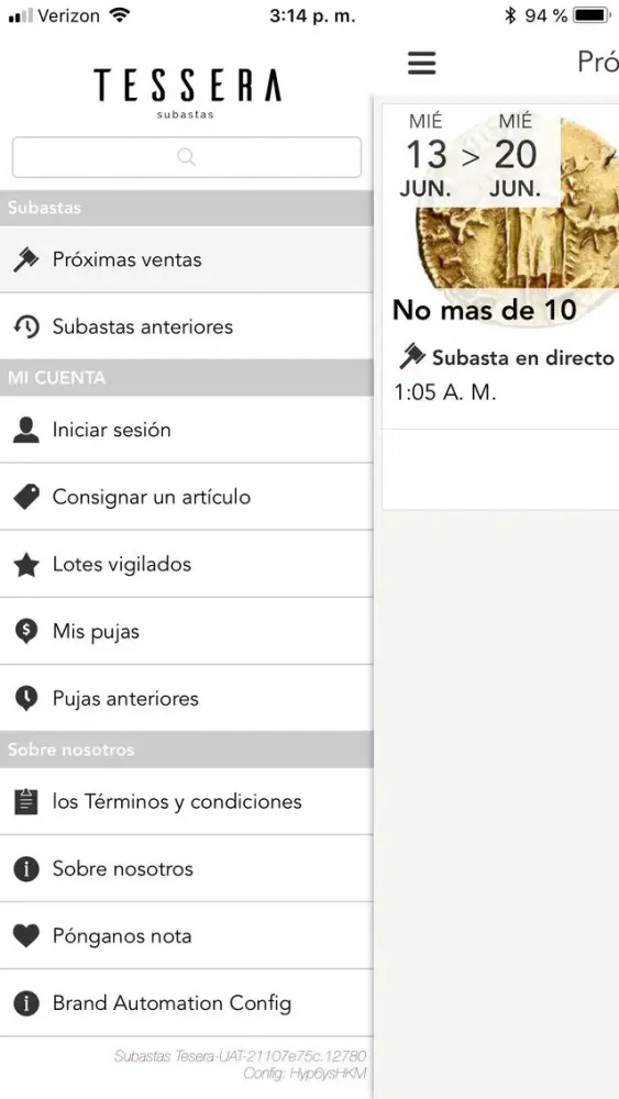 تصاویر Tessera Subastas Auctions