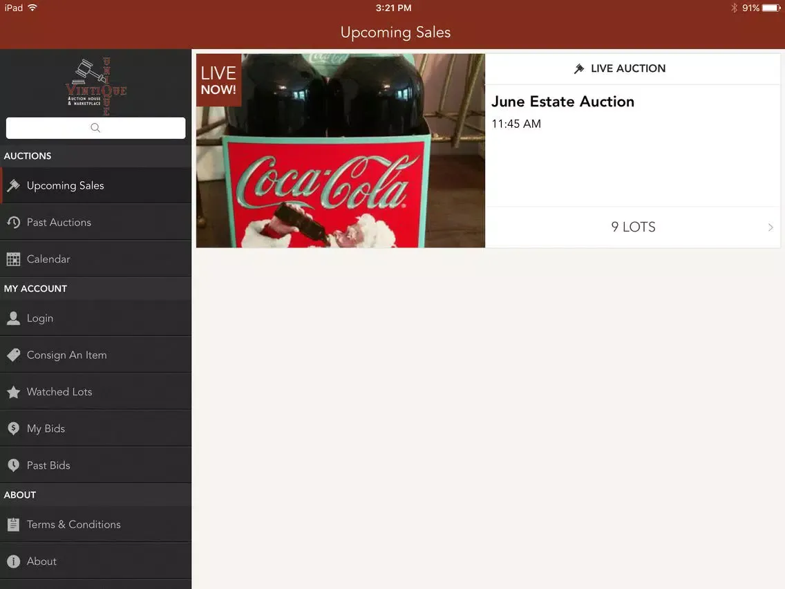 Unique Vintique Auction House iPad  Ekran Görüntüleri
