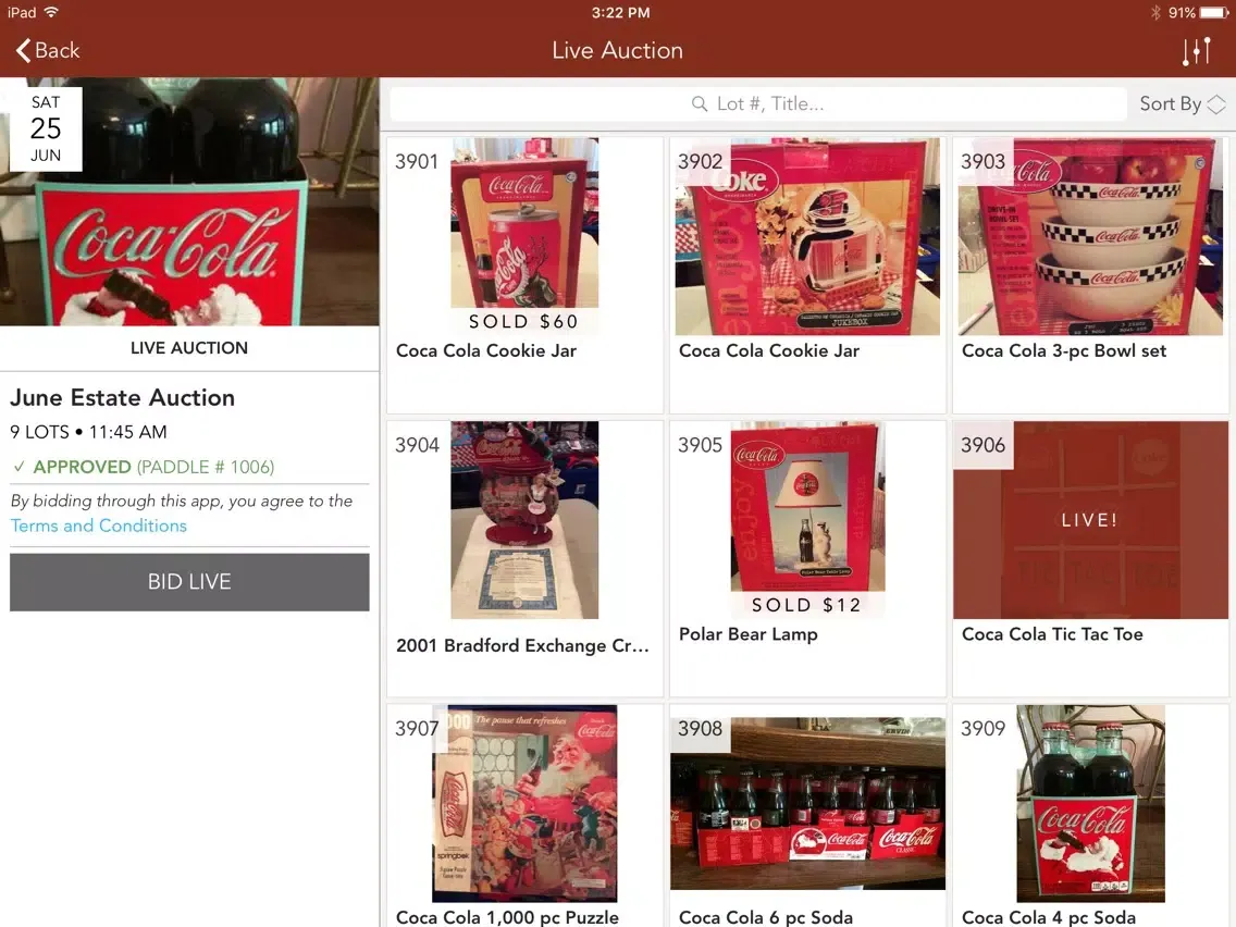 Unique Vintique Auction House iPad  Ekran Görüntüleri