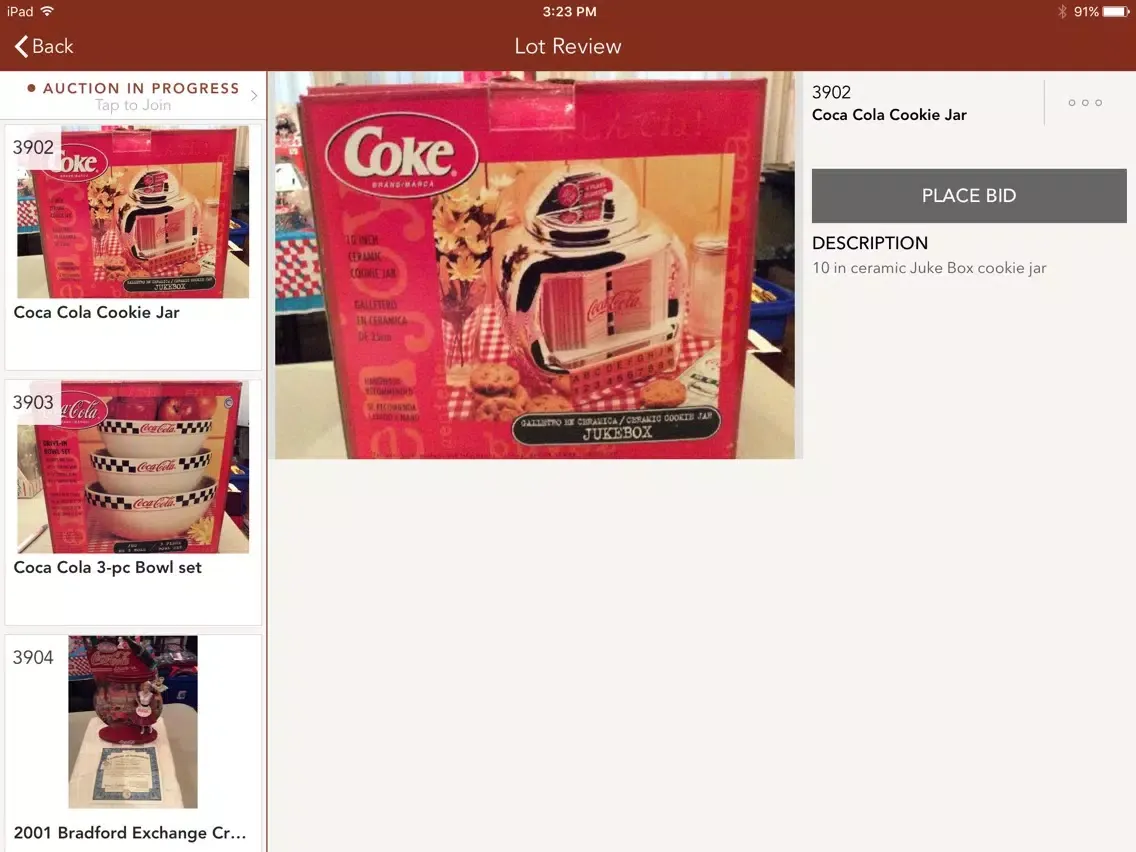 Unique Vintique Auction House iPad  Ekran Görüntüleri