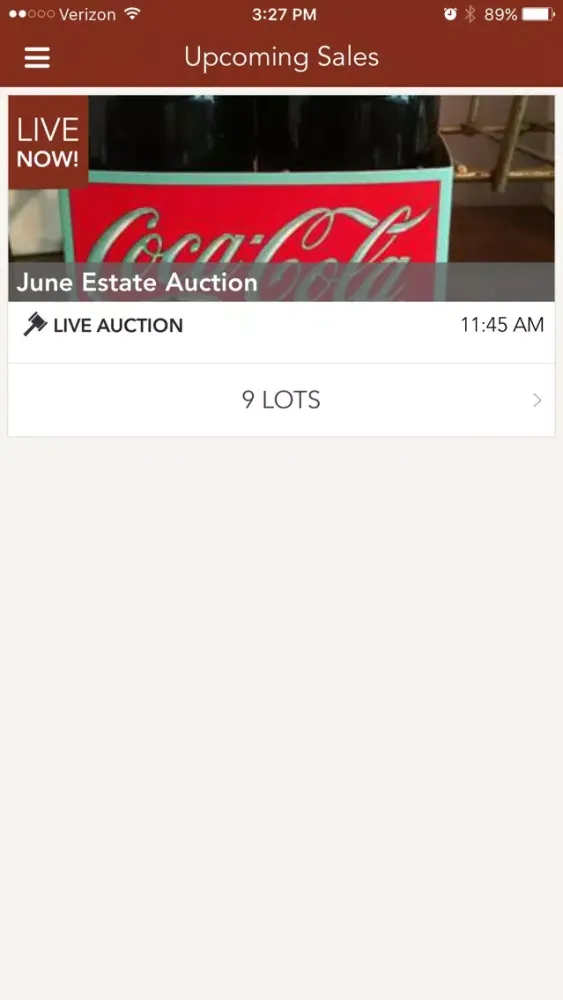 Unique Vintique Auction House Ekran Görüntüleri