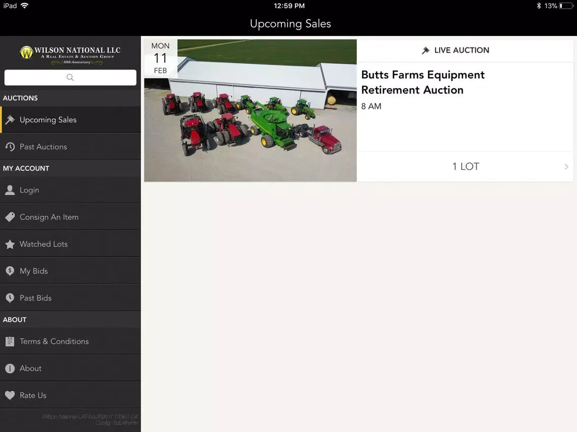 Wilson National LLC iPad  سکرین شاٹس