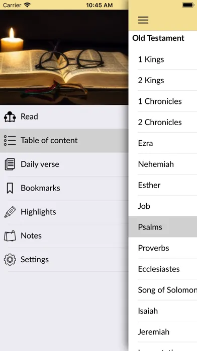 Holy Bible - King James Audio Screenshots