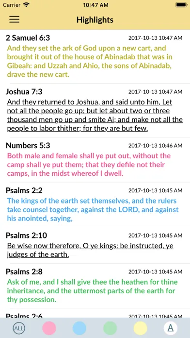 Holy Bible - King James Audio Screenshots