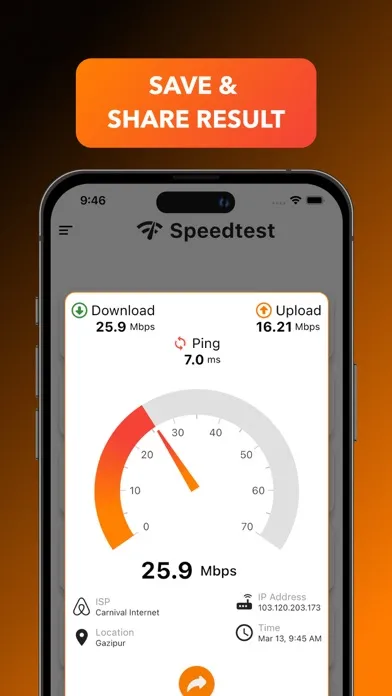 Fast Internet Speed Test Now Ekran Görüntüleri