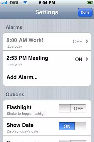 Zrzuty ekranu Real Alarm Clock FREE