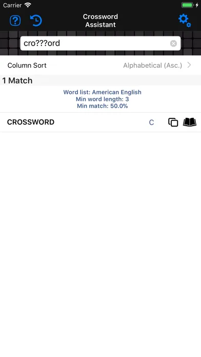 Capturas de tela do Anagram & Crossword Assistant