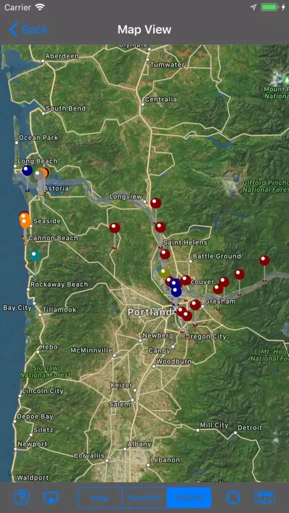 Movie Tours: Portland Oregon 스크린샷