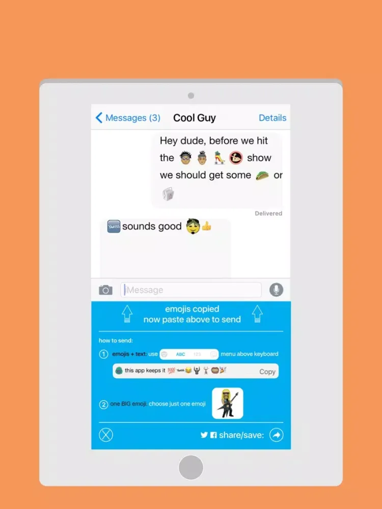 Screenshot di Emoji Fame iPad 