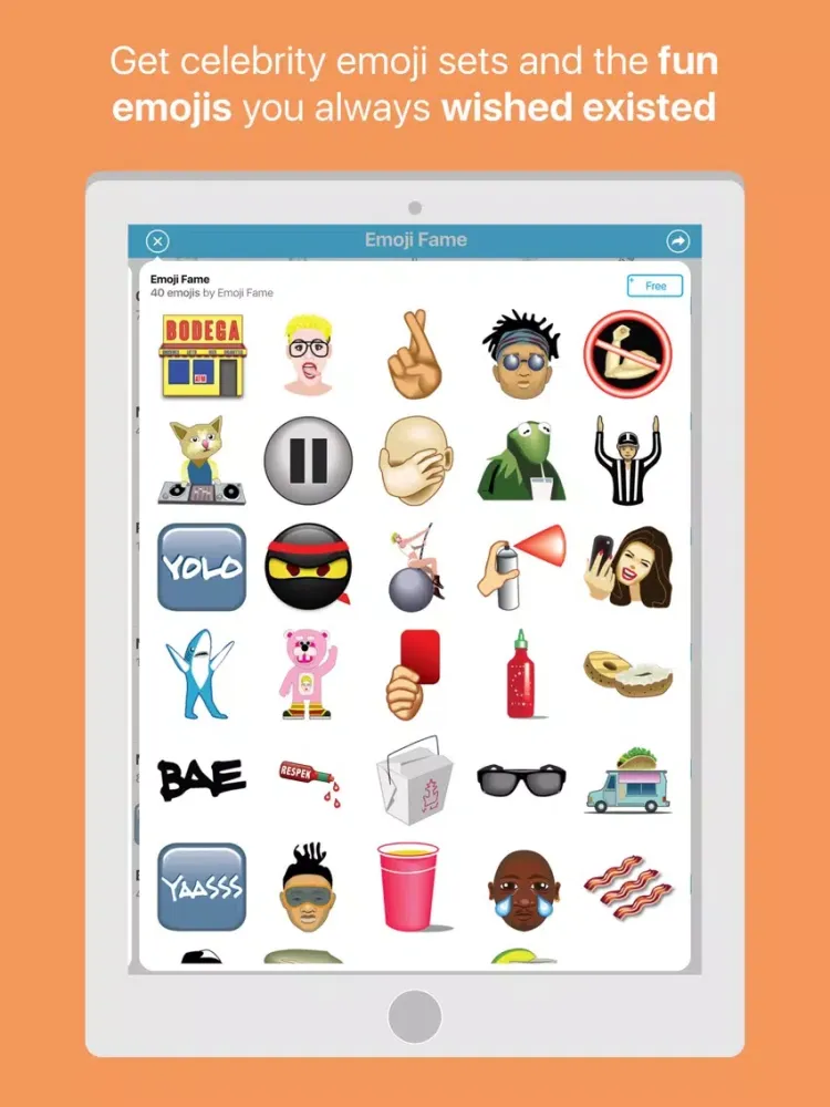 Screenshot di Emoji Fame iPad 