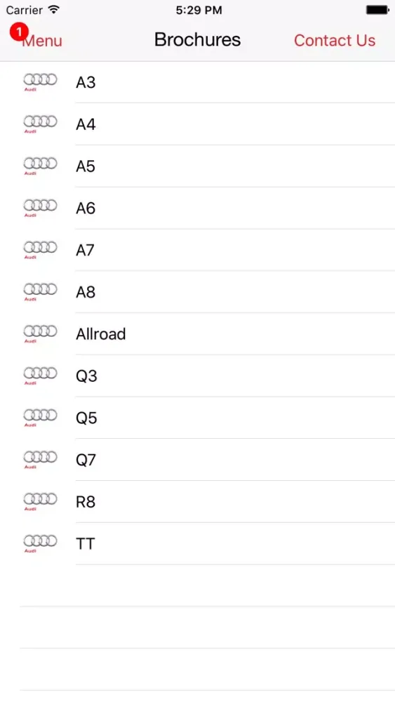 Audi Brooklyn DealerApp Ekran Görüntüleri