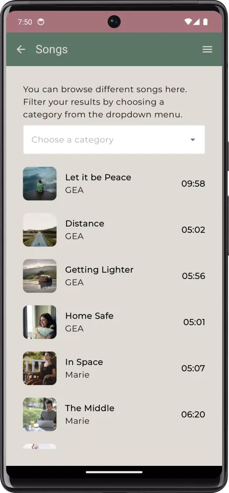 Audicin: Relax & Focus Audio Screenshots