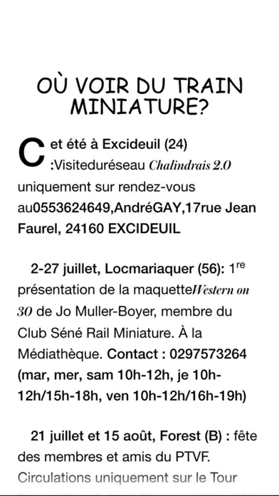 تصاویر Clés pour le train miniature