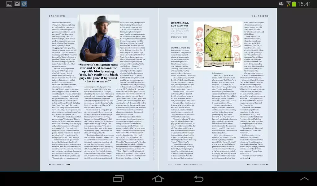 OUT Magazine Screenshots