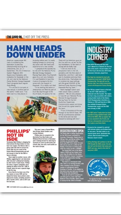 Tangkapan skrin Australasian Dirt Bike