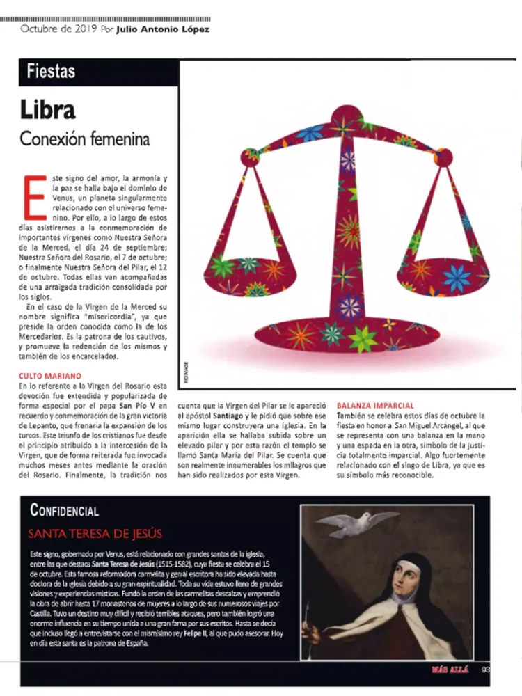 Capturas de pantalla de Revista Más Allá