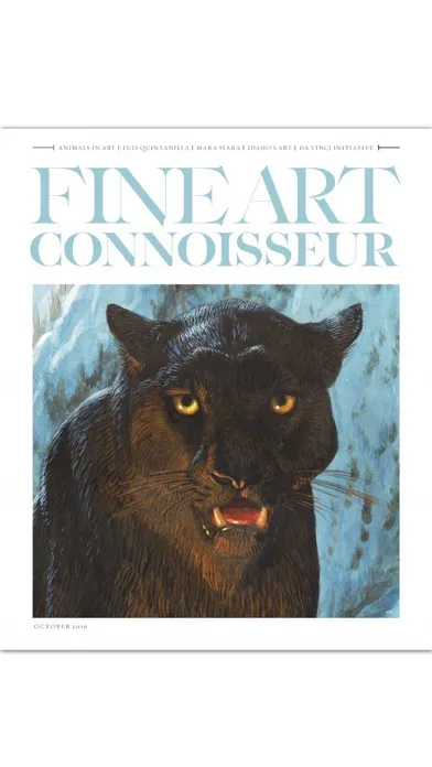 Tangkapan skrin Fine Art Connoisseur Magazine