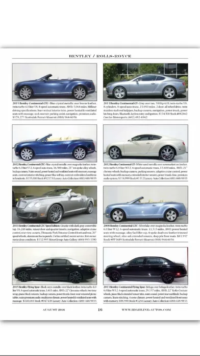 Highline Autos Magazine Screenshots