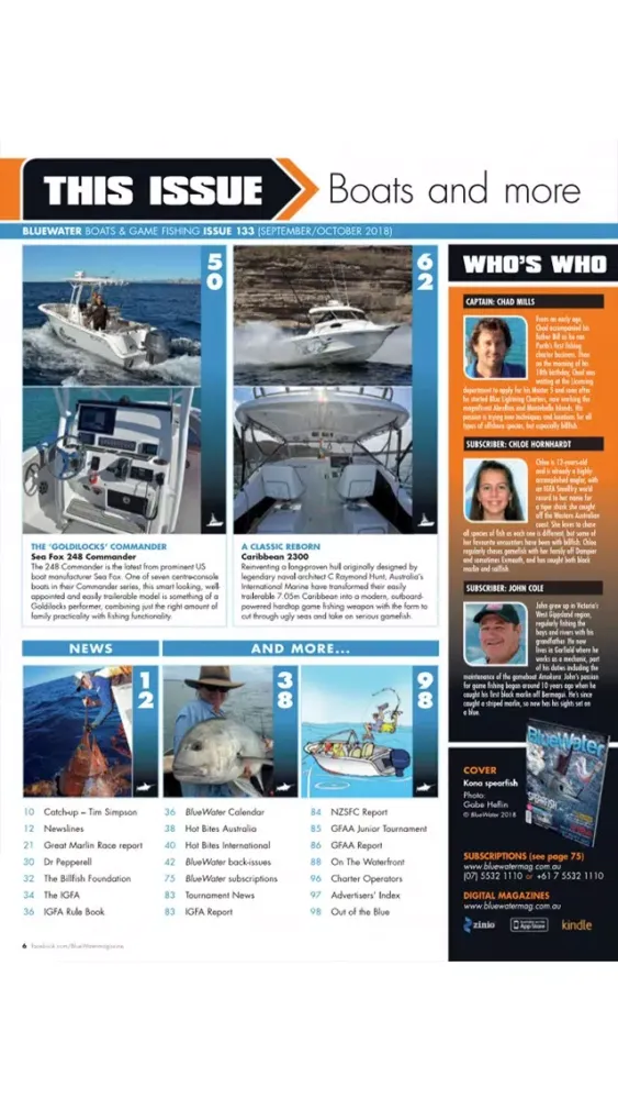 Screenshot di BlueWater Boats and Sportsfish
