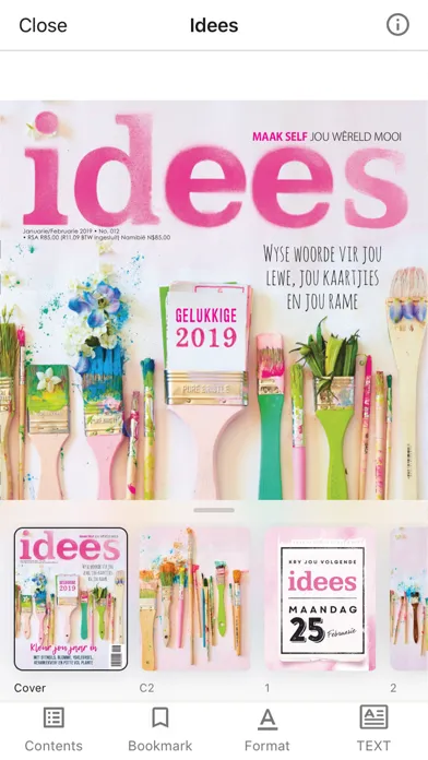 Idees tydskrif Ekran Görüntüleri