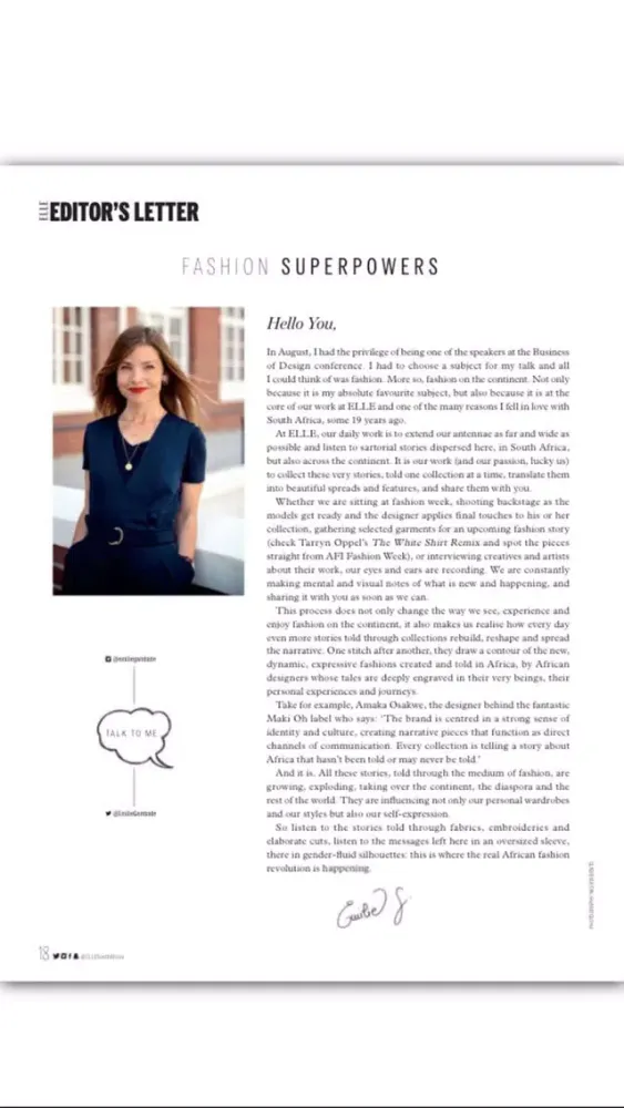 ELLE Magazine South Africa Screenshots