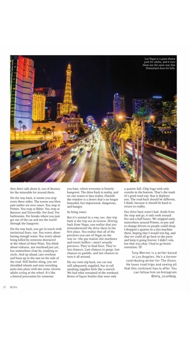 Zrzuty ekranu ROVA Magazine
