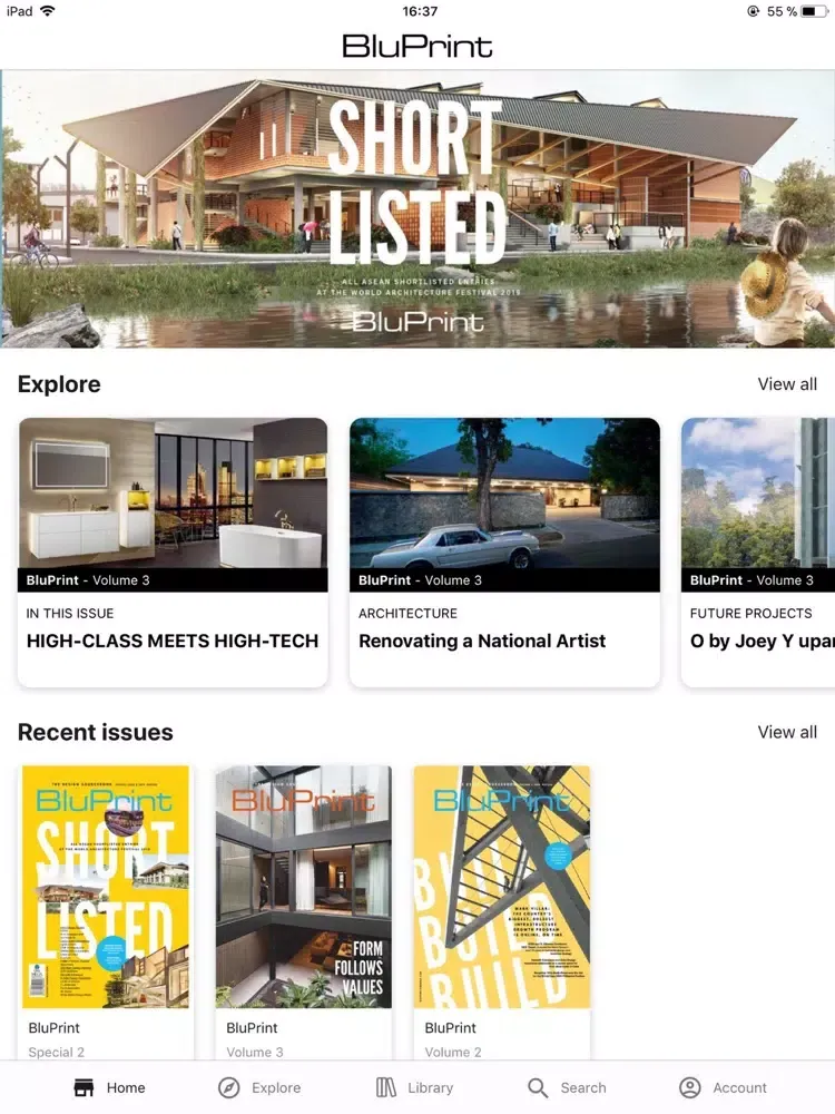 BluPrint Mag iPad  Ekran Görüntüleri