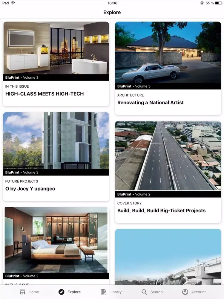 BluPrint Mag iPad  Ekran Görüntüleri