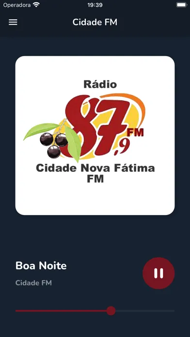 Captures d'écran de Cidade  FM - Nova Fatima