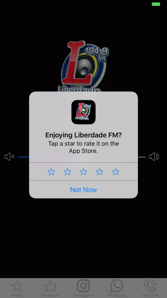 Zrzuty ekranu Liberdade FM - Caiapônia-GO