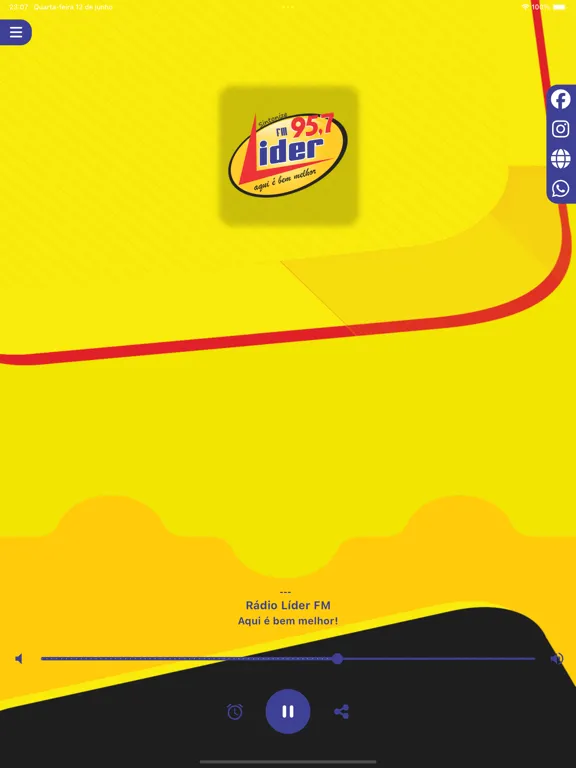 Скриншоты Lider FM Paraíso iPad 