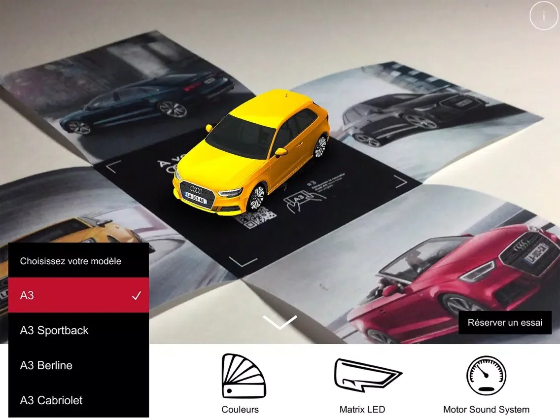 Скриншоты Audi A3 iPad 