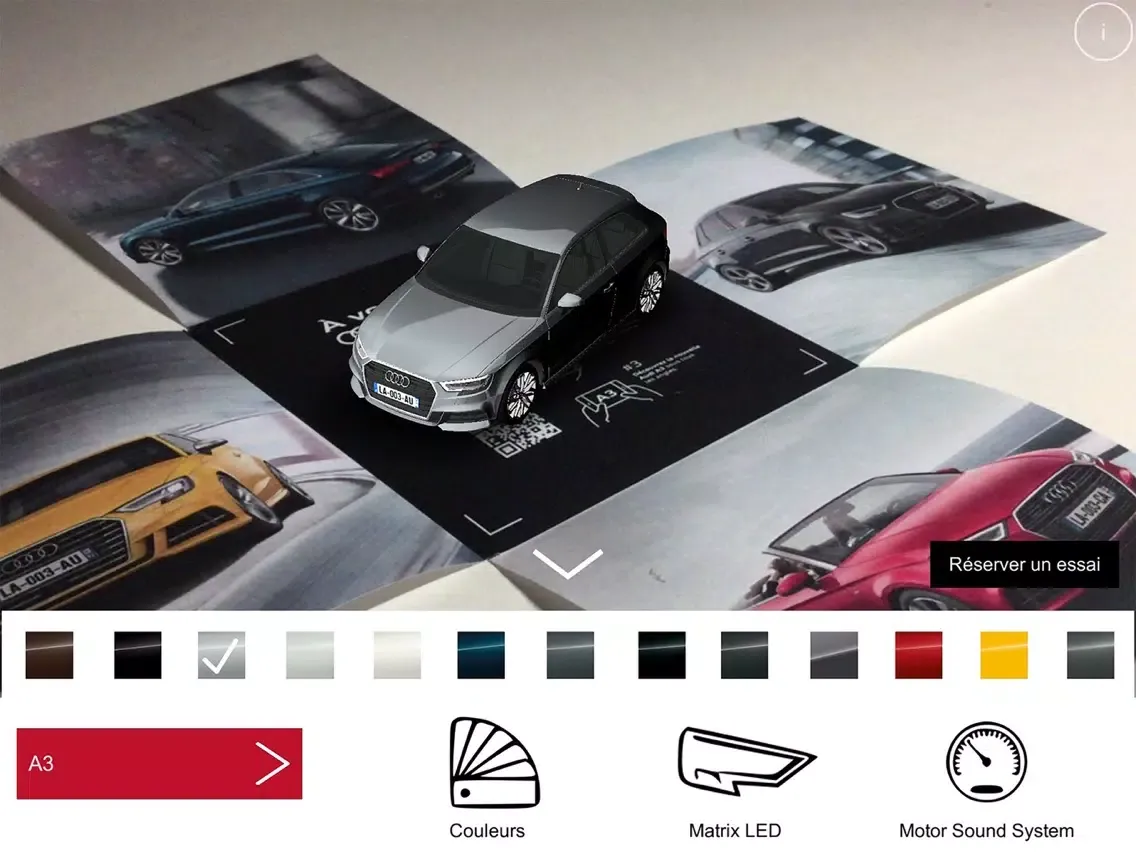 Скриншоты Audi A3 iPad 