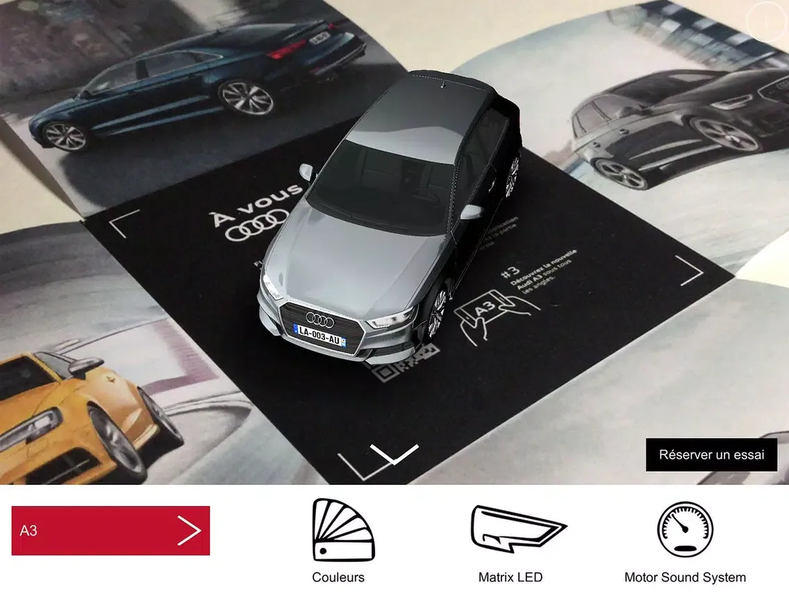 Скриншоты Audi A3 iPad 