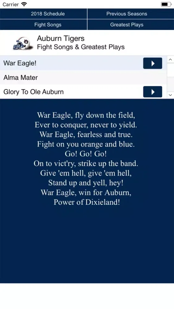 Auburn Football 1902-2018应用截图