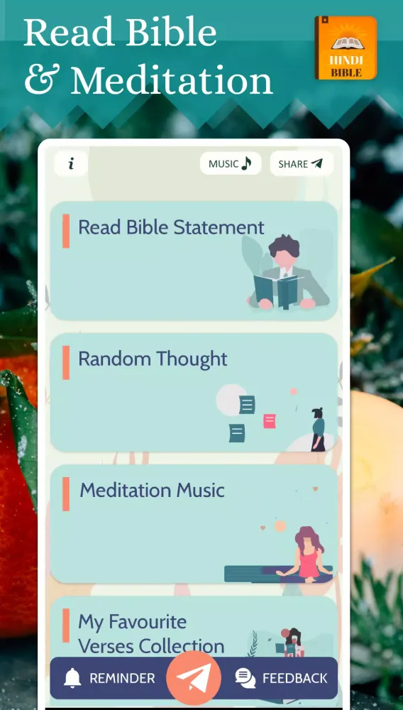 Capturas de pantalla de Hindi Bible