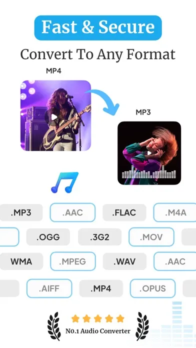 Audio Converter: MP3 Extractor سکرین شاٹس