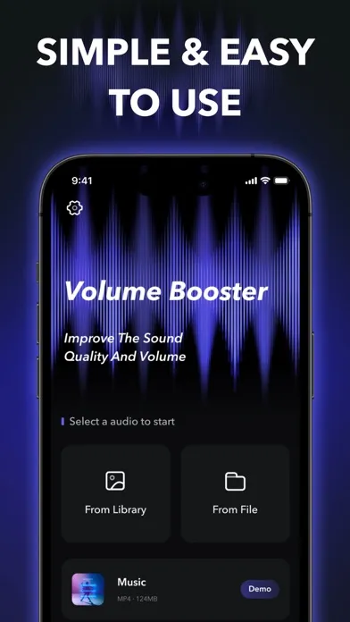ภาพหน้าจอของ Louder Booster: Volume Boost