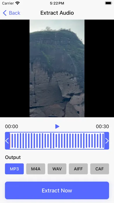Tangkapan skrin Audio Extractor + Video to MP3