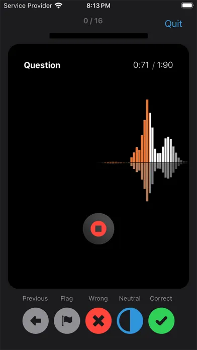 Audio Flashcards App スクリーンショット