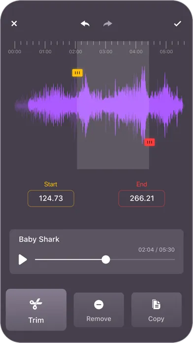 Audio editor - Mp3 cutter Screenshots